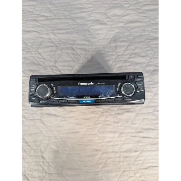 panasonic Other - Panasonic CQ-C1103U Car Stereo CD Player Single DIN Untested